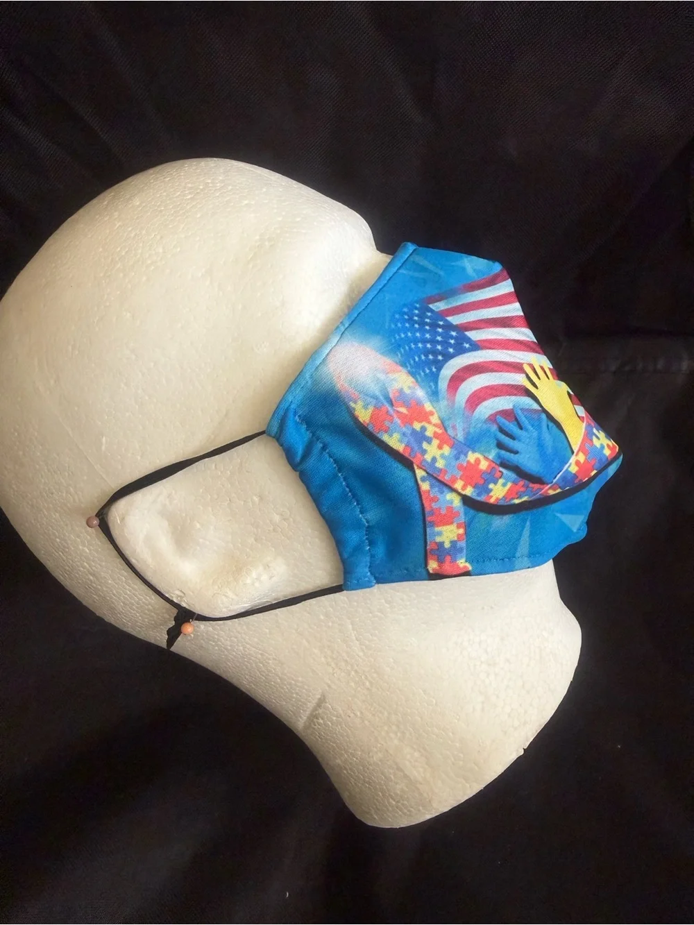 🦋SALE!!! 2x$20 Create your bundle and send offer. Blue Face Mask with Multicolor